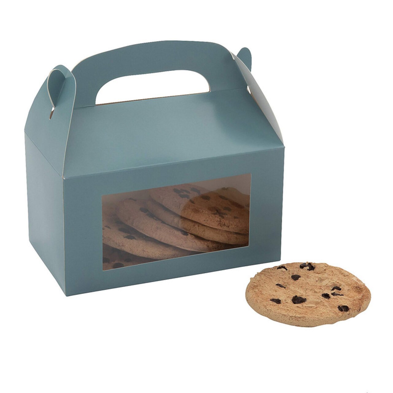 6" x 7" Cardstock Treat Boxes with Display Window - Set of 12